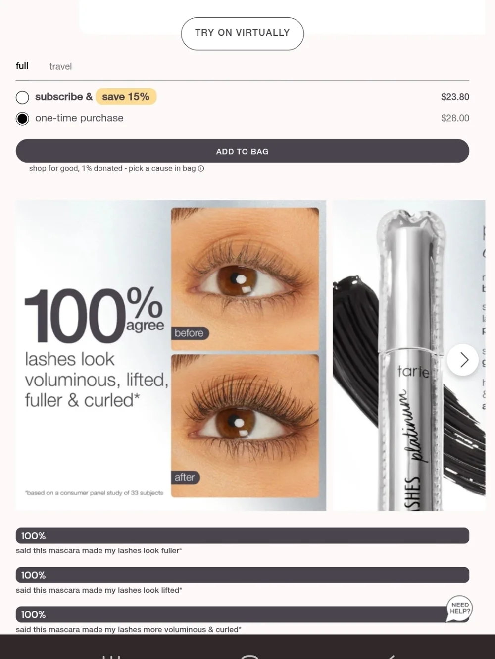 Tarte Platinum Ultimate Mascara